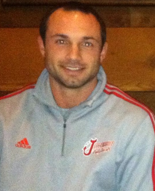 Jeffersonville boys' basketball coach Matt Pait